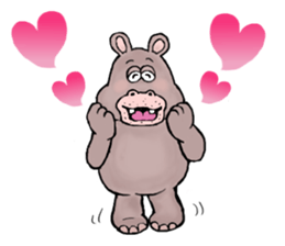 Hippopotamus&Crocodile sticker #11753364
