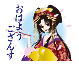 Move! Pretty picture book Oiranhen sticker #11753656