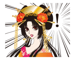 Move! Pretty picture book Oiranhen sticker #11753660