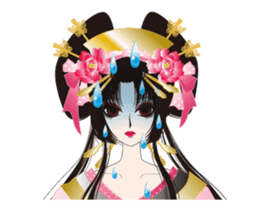 Move! Pretty picture book Oiranhen sticker #11753669