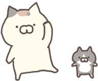 hagemashi cat sticker #11753830