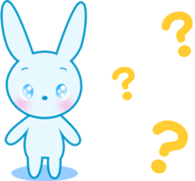 Animated Blue eyes rabbit sticker #11753916