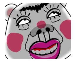Draw on Bear's Face sticker #11753922