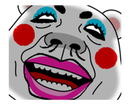 Draw on Bear's Face sticker #11753923