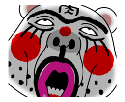Draw on Bear's Face sticker #11753928