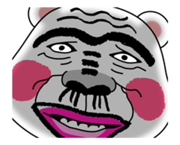 Draw on Bear's Face sticker #11753933