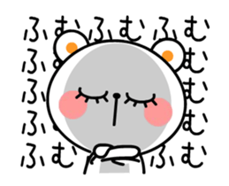 pachipachi Kuma and Megane sticker #11753974