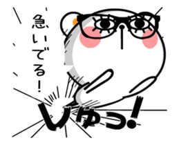 pachipachi Kuma and Megane sticker #11753984