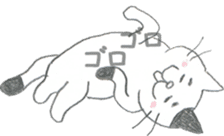 Loose cat: Move loosely sticker #11754167