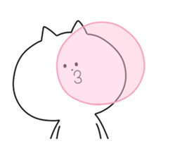 Big face cat sticker! sticker #11754233