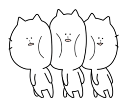 Big face cat sticker! sticker #11754240