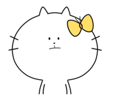 Big face cat sticker! sticker #11754248