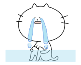 Big face cat sticker! sticker #11754249