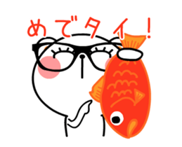 pachipachi Kuma and Megane 2 sticker #11754338