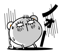 pachipachi Kuma and Megane 2 sticker #11754343