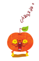 UHYOHYO NA RINGOKUN move.1 sticker #11754664