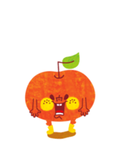 UHYOHYO NA RINGOKUN move.1 sticker #11754675