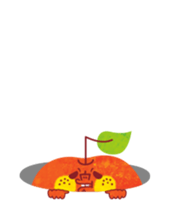 UHYOHYO NA RINGOKUN move.1 sticker #11754683