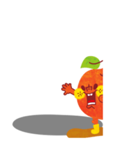 UHYOHYO NA RINGOKUN move.1 sticker #11754684