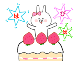 Move Chibi rabbit sticker #11754722