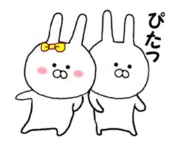 Move Chibi rabbit sticker #11754725