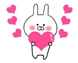 Move Chibi rabbit sticker #11754733