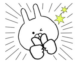 Move Chibi rabbit sticker #11754735
