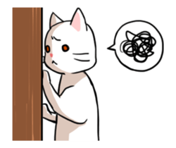 Cat of bipedalism sticker #11754914