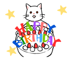 Cat of bipedalism sticker #11754927