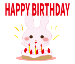 Vicarious speech rabbit sticker #11755123