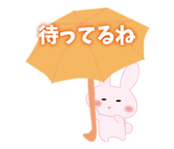 Vicarious speech rabbit sticker #11755132