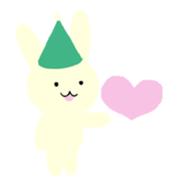 Simple Rabbit Animated Stickers sticker #11755146