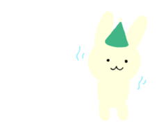 Simple Rabbit Animated Stickers sticker #11755165