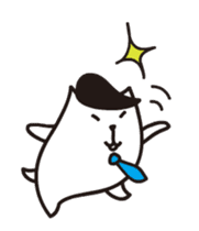 White Capybara Sticker surreal sticker #11755371
