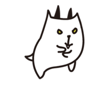 White Capybara Sticker surreal sticker #11755373