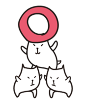 White Capybara Sticker surreal sticker #11755385