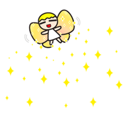 Comical fairy sticker #11756075
