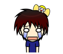 Comical fairy sticker #11756083