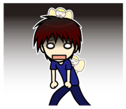 Comical fairy sticker #11756089