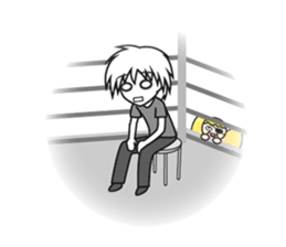 Comical fairy sticker #11756090