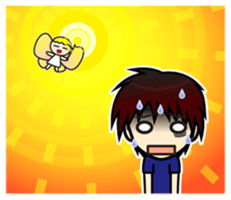 Comical fairy sticker #11756105