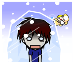 Comical fairy sticker #11756106