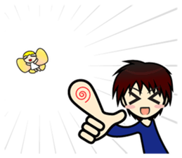 Comical fairy sticker #11756108