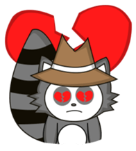 Howdy Raccoon sticker #11756596