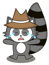 Howdy Raccoon sticker #11756597