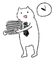 everyday sunday cat sticker #11756678