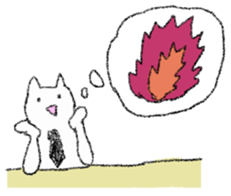 everyday sunday cat sticker #11756686