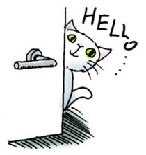 Rendezvous Fat cat sticker #11756805