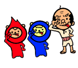 funky gg with red&blue 2 sticker #11756994