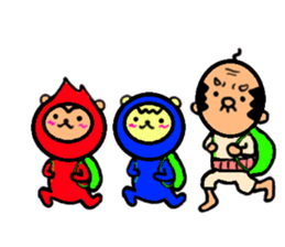 funky gg with red&blue 2 sticker #11756998